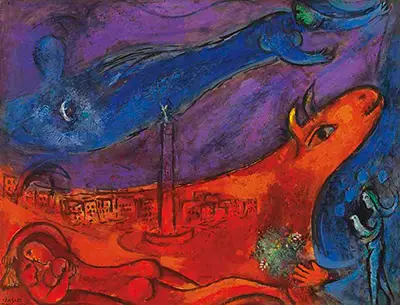 The Bastille Marc Chagall